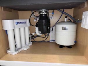 Under Counter Revers Osmosis system installation