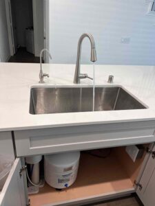 Under Counter Revers Osmosis system installation