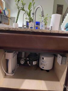 Under Counter Revers Osmosis system installation